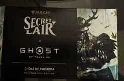 Magic The Gathering Secret Lair x Playstation Ghost of Tsushima FOIL Sealed - Image 1