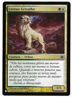 MTG Grizzled Leotau The List Mystery Booster 2 (MB2) Portuguese #69 Unplayed - Image 1
