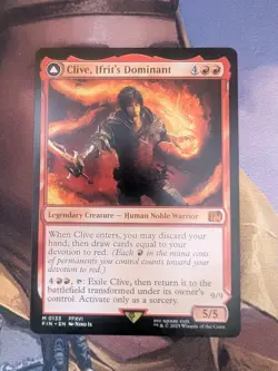 Magic The Gathering Clive, Ifrit's Dominant MTG Final Fantasy Regular NM - Image 1