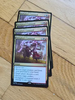 Mtg Kolaghan's Command X4; Commander - Image 1