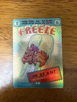 MTG Brain Freeze Secret Lair Drop Series Foil Card - Image 1