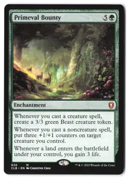 Primeval Bounty 830 CLB MTG NM - Image 1