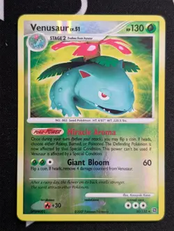 Venusaur - 20/132 - Reverse Holo Rare D&P Secret Wonders Singles LP Pokemon TCG - Image 1