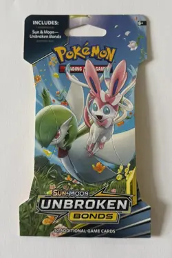 Pokemon - Unbroken Bonds Sleeved Booster Pack Gardevoir & Sylveon Art - Sealed! - Image 1