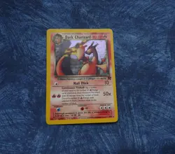 Pokemon Dark Charizard 4/82 card TCG Holo Team Rocket CCG - Image 1