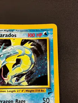 Gyarados 7/130 - Base Set 2 Holo Rare Vintage Pokemon TCG Card LP - Image 4