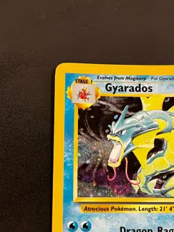 Gyarados 7/130 - Base Set 2 Holo Rare Vintage Pokemon TCG Card LP - Image 5