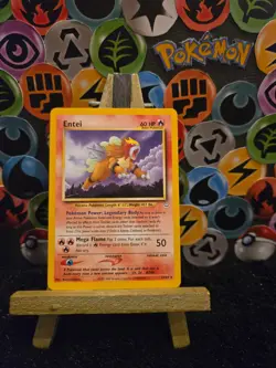 Pokemon TCG - VINTAGE 2001 - Entei - Neo Revelation - 17/64 - RARE - M/NM - Image 1