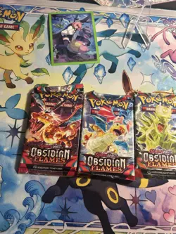 Pokemon SV Obsidian Flames Booster Pack - ART SET (Set Of 4) - Image 3