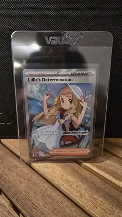 Lillie's Determination 169/132 Full Art TCG Pokemon Mega Evolution Set - Image 1