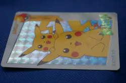 Pokemon Japanese Carddass Anime Collection Holo PIKACHU ① 1998 - Image 4