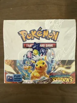 Pokemon TCG Scarlet & Violet SURGING SPARKS Booster Box NEW/Factory Sealed - Image 1