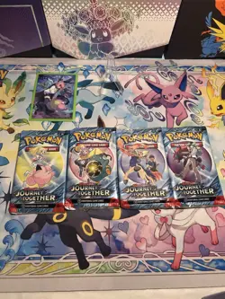 Pokemon TCG Scarlet & Violet Journey Together 4x Booster Packs (Full Art Set) - Image 1