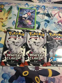Lot Of 4 - Pokemon: Scarlet and Violet Black Bolt White Flare Booster Packs - Image 3