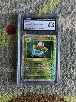 Ivysaur Legendary Collection 2002 47/110 Pokemon CGC PSA 6.5 - Image 1