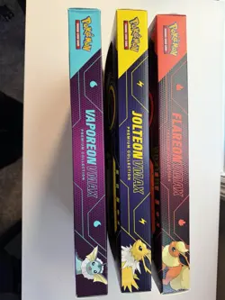 Pokemon Eeveelution Vmax Premium Collection Set of 3 Jolteon Flareon Vaporeon - Image 3