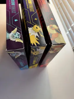 Pokemon Eeveelution Vmax Premium Collection Set of 3 Jolteon Flareon Vaporeon - Image 4