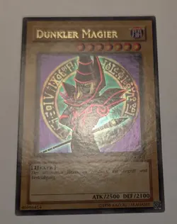 Yu-Gi-Oh! Dunkler Magier LOB-G003 NM Legend of Blue Eyes White Dragon 2003 Print - Image 1