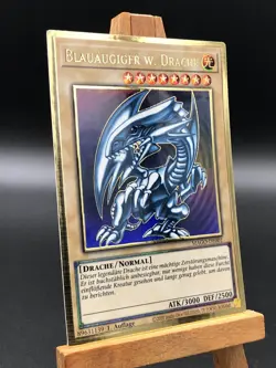 YuGiOh Blauaugiger Weisser Drache 1. Auflage Gold Rare MAGO-DE001 NM - Image 3