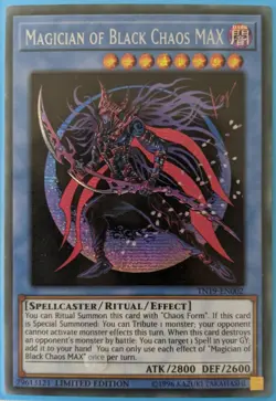 YuGiOh Magician of Black Chaos Max Secret Rare TN19-EN002 NM - Image 1