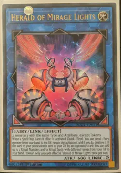 YuGiOh Herald of Mirage Lights Ultra Rare 1st Edition DUOV-EN011 NM - Image 1