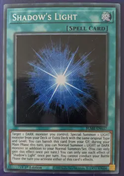 YuGiOh Shadow's Light Secret Rare 1st Edition BLMR-EN037 - Image 1