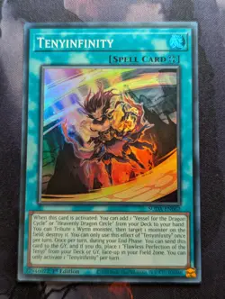 Tenyinfinity SUDA-EN062 Super Rare 1st Edition YuGiOh TCG Card - Image 1