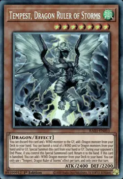 Tempest, Dragon Ruler Of Storms - Collector's Rare 1st RA03-EN011 - NM - YuGiOh - Image 1
