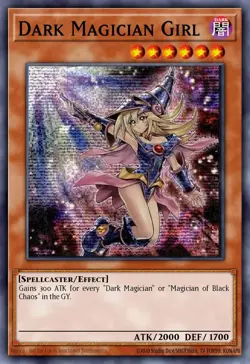 Yugioh RA04-EN107 - Dark Magician Girl V2 - Platinum Secret Rare - Image 1