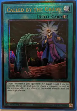 YuGiOh Called by the Grave Ultimate Rare 1st Edition RA01-EN057 - Image 1