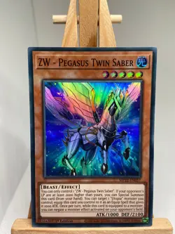 ZW - Pegasus Twin Saber - Super Rare 1st Edition MP22-EN057 - NM - YuGiOh - Image 1