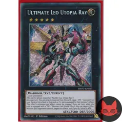 Yugioh Ultimate Leo Utopia Ray BROL-EN027 Secret Rare 1st Edition - Image 1