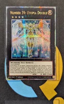 MP24-EN031 Number 39: Utopia Double Quarter Century Secret Rare 1st YuGiOh - Image 1