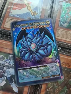 Toon Obelisk The Tormentor Egyptian God Cards ACG Waifu Card Holo Anime Yugioh - Image 1