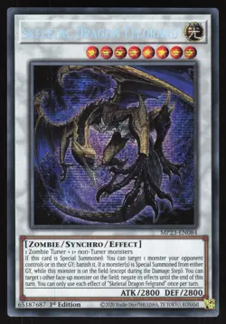 Skeletal Dragon Felgrand - MP23-EN084 - Prismatic Secret Rare - Yugioh - Image 1
