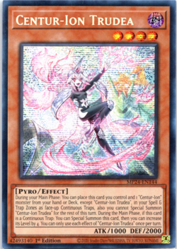 Centur-Ion Trudea - MP24-EN144 - Prismatic Secret Rare - 1st Edition Yugioh - Image 1