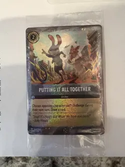 Lorcana Putting It All Together 27/P3 Cinemark Promo Card Zootopia 2 Disney - Image 1