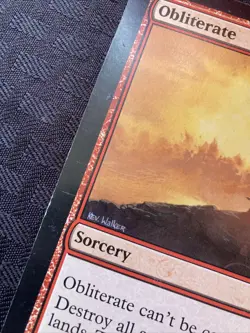 Obliterate - Magic The Gathering 8th Edition Oversized Rare Card - Image 4