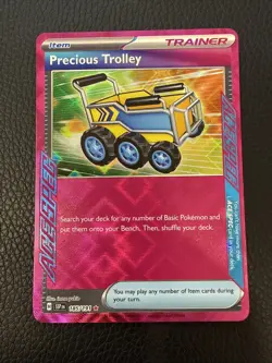 Precious Trolley (Ace Spec) 185/191 Surging Sparks Pokemon TCG Card B - Image 1