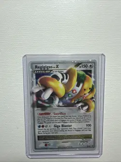 Regigigas LV. X DP30 Diamond and Pearl Black Star Promo Pokemon Card - Image 1