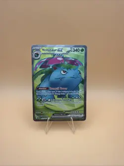 Pokemon TCG Venusaur EX Full Art Scarlet & Violet Holo Ultra Rare Card 182/165 - Image 1