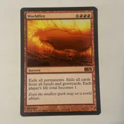 MTG 1x Worldfire # 158 Core Set 2013 M13 Modern Magic the Gathering Card x1 NM - Image 1