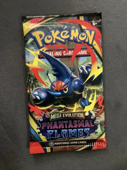 Pokemon TCG Mega Evolution Phantasmal Flames 10 Additional Game Cards Pack - Image 1