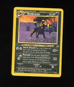 Umbreon Neo Discovery Pokemon Card 32/75 Rare - Image 1