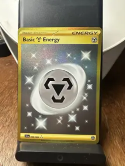 Pokemon TCG Basic Metal Energy #99 Gold Card Shrouded Fable - Image 1