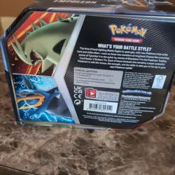 Vintage Tyranitar Pokemon Tin With Over 2 LBs Of Cards Surprise Lot - Image 5