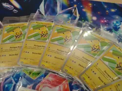 Pokemon Card Pikachu T/Shirt Batik Mint Sealed X 10 Exclusive Promo 101sv P - Image 2