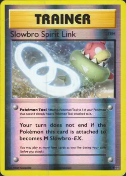Slowbro Spirit Link 86/108 Reverse Holo XY - Evolutions Pokemon Card LP - Image 1