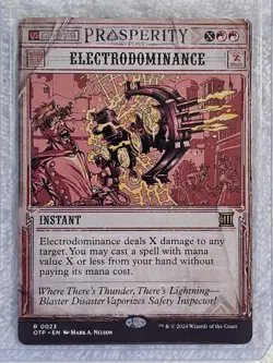MTG Electrodominance - Outlaws of Thunder Junction (OTP) #23 Card Rare NM - Image 5