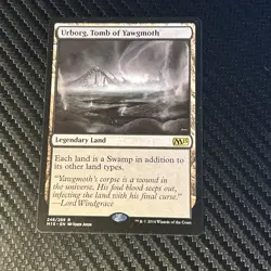 1x Urborg, Tomb of Yawgmoth rare land card - Core Set 2015 - NM/VG - Image 1